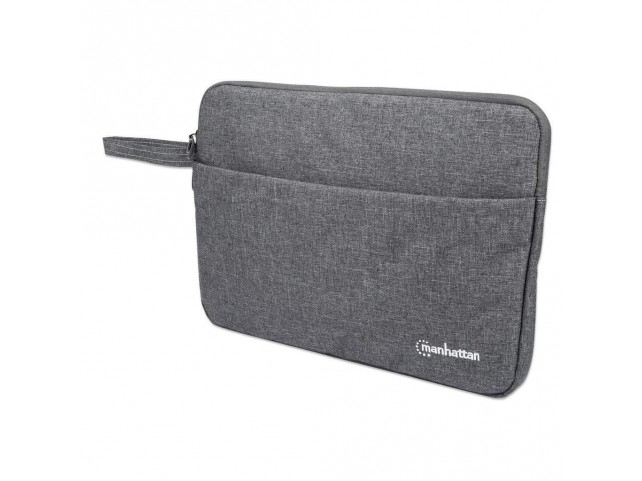 Manhattan 439916 Seattle Laptop Sleeve 14.5  Grey Padded Extra Soft
