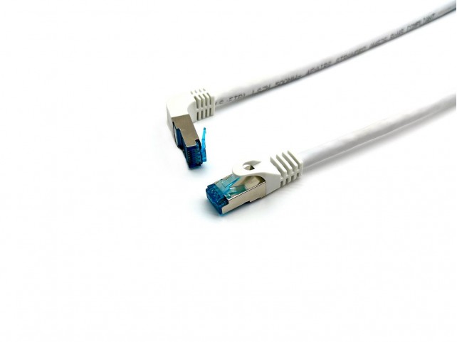 Equip 605807 Cat.6A S/Ftp Patch Cable  Angled To Straight Plug