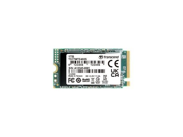 Transcend TS1TMTE400S Pcie Ssd 400S M.2 1000 Gb Pci  Express 3D Nand Nvme