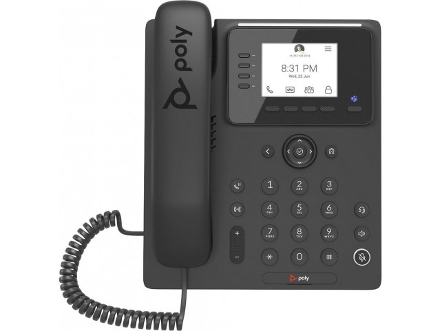 Poly 2200-49690-019 Ccx 350 Ip Phone Black Lcd  