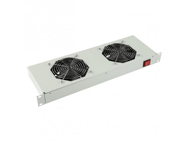Lanview RAF310WH 2 FANS ANALOG THERMOSTAT  RACK MOUNT FAN MODULE 1U