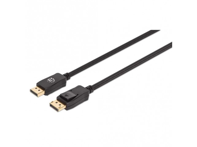 Manhattan 353595 Displayport 1.4 Cable  8K 60Hz 1M Braided Cable