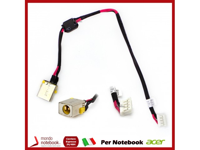 Connettore di Alimentazione DC Power Jack ACER Aspire E5-571 E5-511P V3-572 V3-532 E5-521 E5-551 E5-