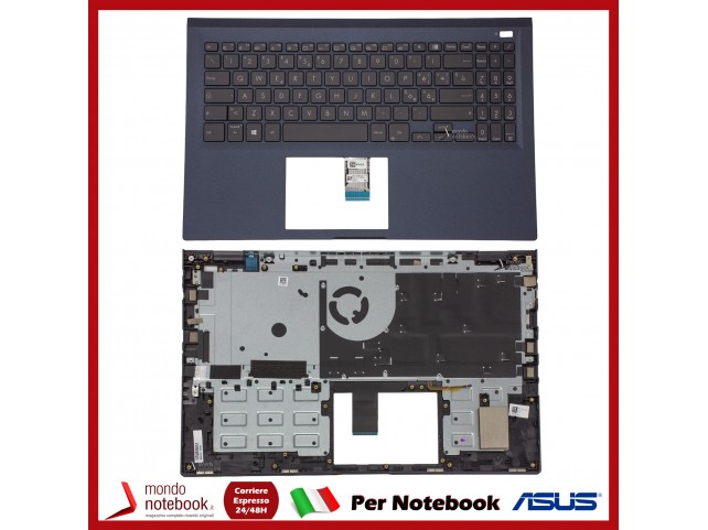 Tastiera con Top Case ASUS B1500 B1500CEPE B1500CEAE Layout Italiano Retroilluminata