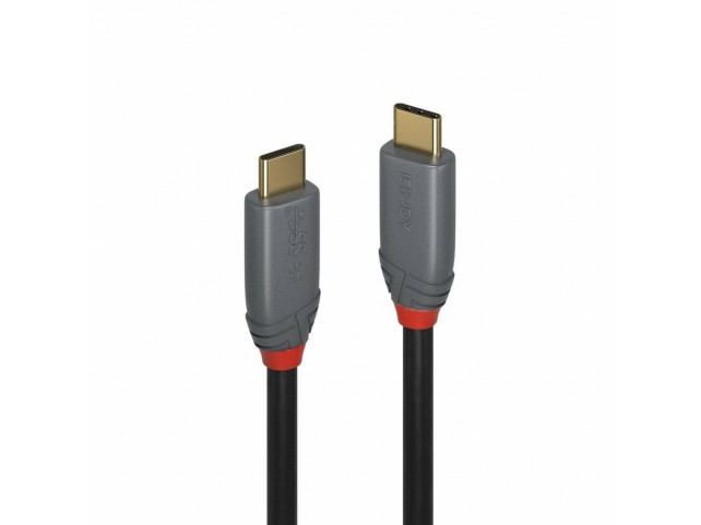 Lindy 36903 2m USB 3.2 Type C  Cable 5A PD Anthra Line