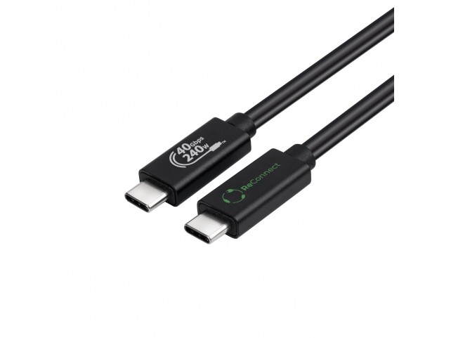 MicroConnect ECO-USB4CC1 ReConnect USB4 Gen 3x2 cable  1m