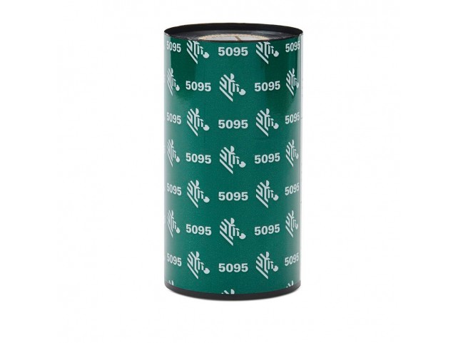 Zebra Resin Ribbon, 60mmx450m  (2.36inx1476ft), 5095 High