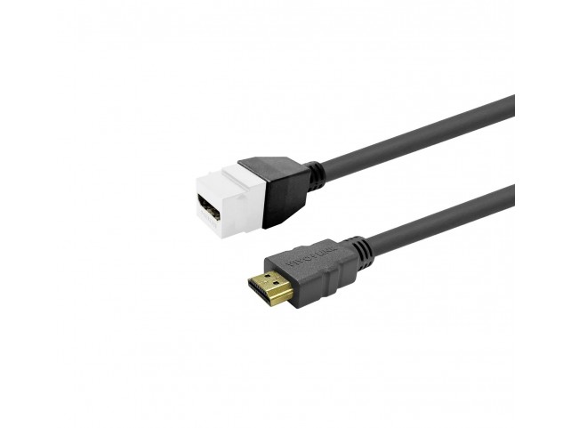 Vivolink PROKEYHDMIFM3W Keystone White HDMI Female to  HDMI Male