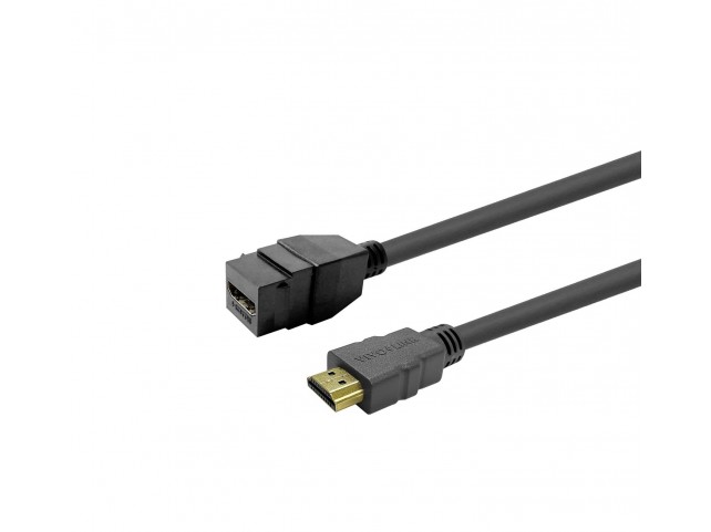Vivolink PROKEYHDMIFM5B Keystone Black HDMI Female to  HDMI Male