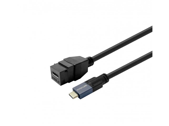 Vivolink PROKEYUSBCFM2B USB-C male to female 1m  USB3.2 Supports 20 Gbps data