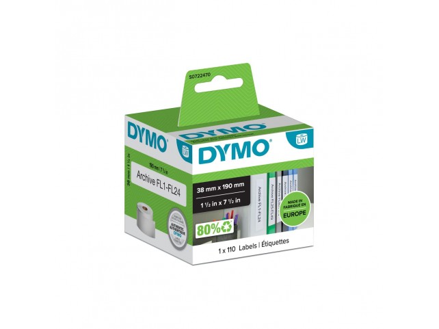 DYMO S0722470 Labels  190mm x 38mm