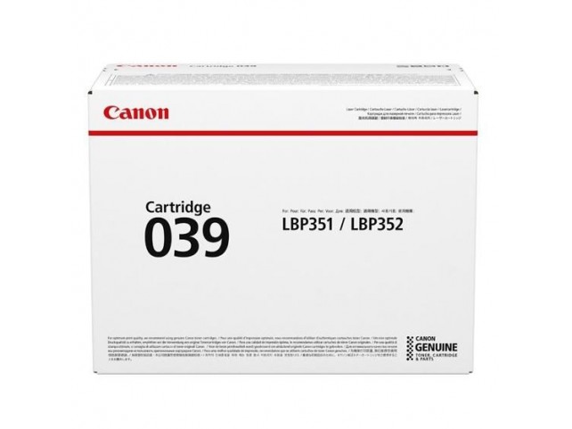 Canon 0287C001 Toner black 11K pages  039 11000 pages Black 1