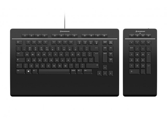 3Dconnexion 3DX-700094 Pro With Numpad Keyboard Usb  + Rf Wireless + Bluetooth