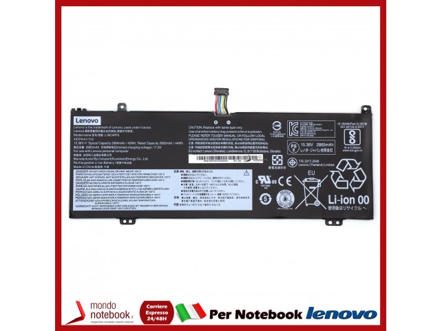 Batteria Originale Lenovo Thinkbook Plus 13 1st Gen 1 13.3" 13S-IML 13S-IWL 14S-IML 14S-IWL L18M4PF0