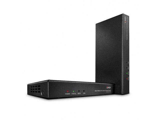 Lindy 38174 300m/1000m Fibre Optic HDMI  4K60 IR RS232 Audio