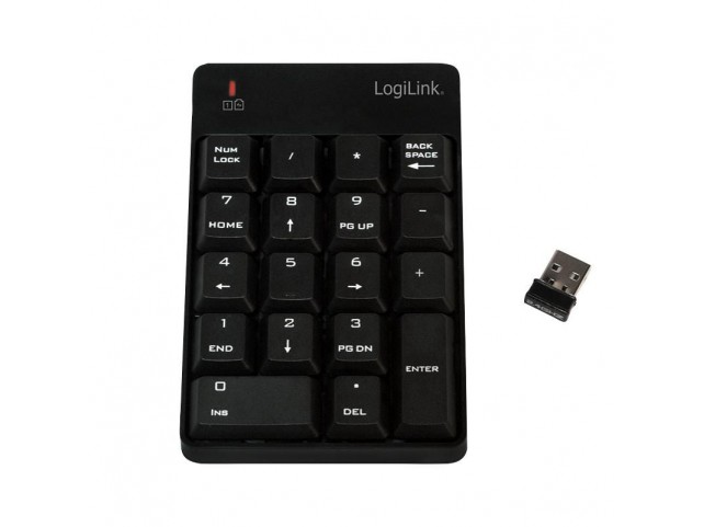 LogiLink ID0120 Numeric Wireless Keypad with  ID0120 RF Wireless