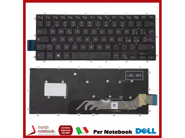 Tastiera Notebook DELL Inspiron 5368 Latitude 3390 Vostro 5370 Italiana