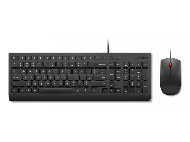 Lenovo 4X31R64446 Essential Wired Combo  (Nordic) keyboard Mouse