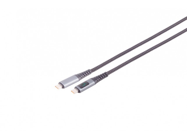 MicroConnect MC-USBC-USB4-240W-150 Premium USB-C USB4 Gen 3x2  cable 240W PD A/V/W display