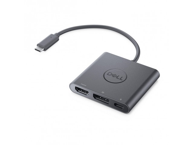 Dell 492-BCTU Adapter USB-C to HDMI/DP with  Power Pass-Through