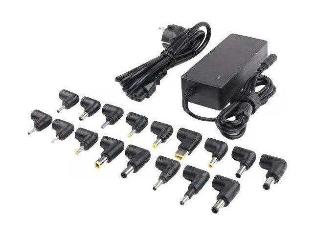CoreParts MBXUN-65W-AC0002 Universal Power Adapter 65W  19V 3.42A Plug:Multi 17Pcs DC