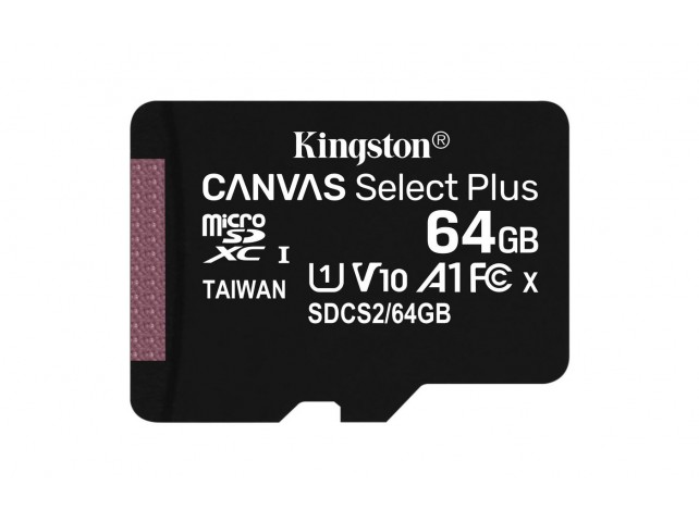Kingston SDCS2/64GBSP SDCS2/64GBSP SDCS2/64GBSP 64GB microSDXC Canvas Select  Technology Canvas Sele