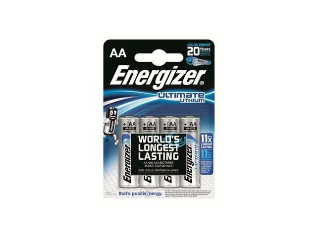 Energizer 7638900262643 Lithium AA - LR6 Ultimate 4-pa  7638900262643 Single-use