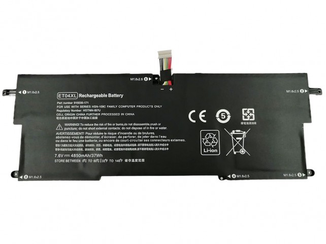 CoreParts MBXHP-BA0321 Laptop Battery for HP 36.86Wh  Li-ion 7.6V 4850mAh 37WH