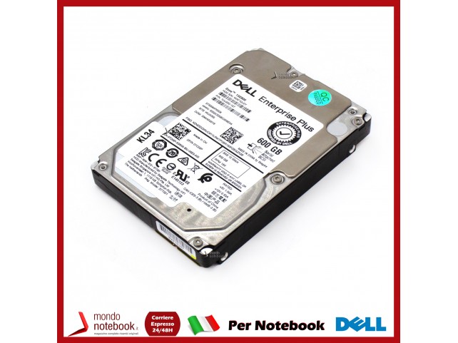 Hard disk Lenovo 2.5-inch hard disk drive, 600GB capacity, 15,000 RPM speed, RICONDIZIONATO