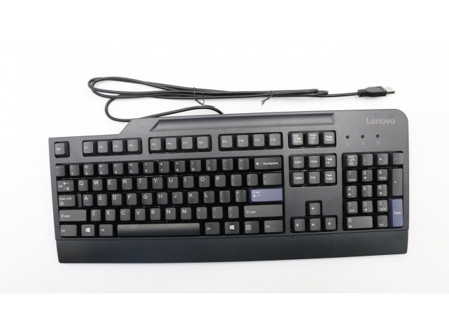 Lenovo 00XH537 USB QWERTY keyboard with 109  keys and wrist rest