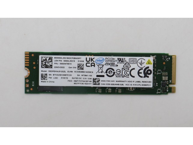 Lenovo 5SS0W79515 512GB M.2 PCIe 3.0 x4  internal SSD