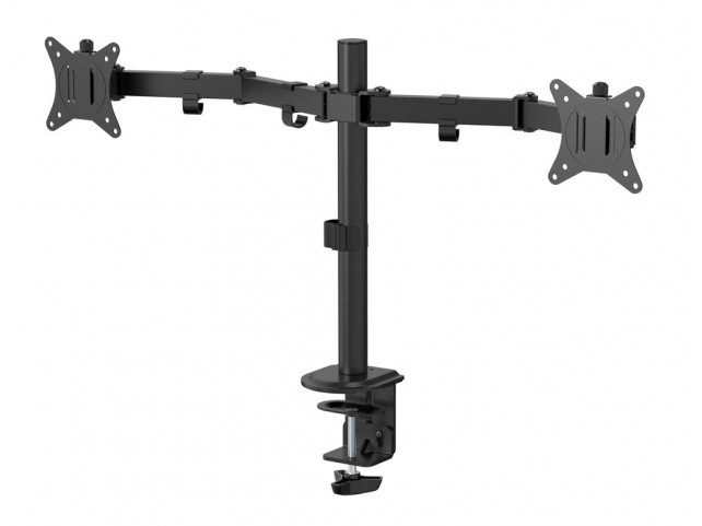 eSTUFF GLB227002 Dual Office Monitor Desk  Mount Quick Release VESA