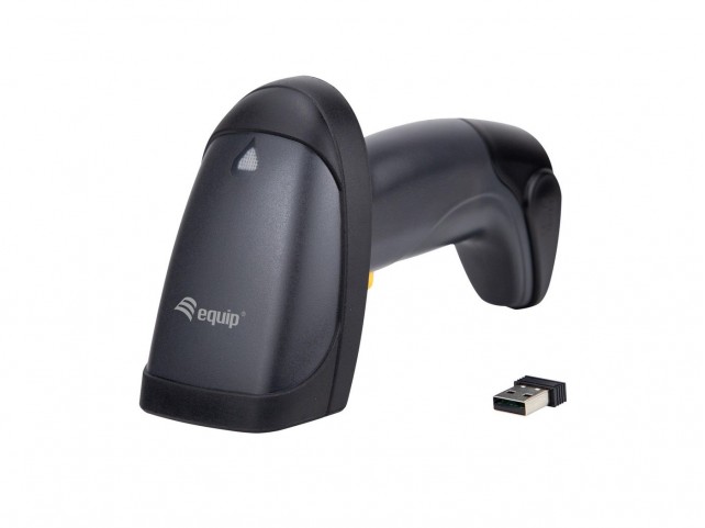 Equip 351023 Wireless 1D Laser Barcode  Scanner With Stand