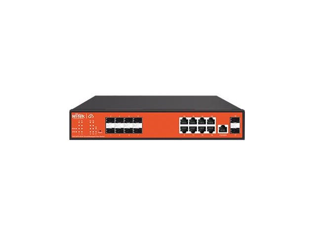 Wi-Tek WI-CGS5018 18-PORTS MANAGED GIGABIT  SWITCH - 10XSFP - 8XGE