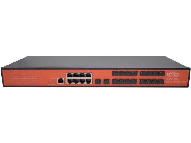 Wi-Tek WI-GS5024 18SFP+8GE GIGABIT  RACK-MOUNTABLE FIBER ETHERNET