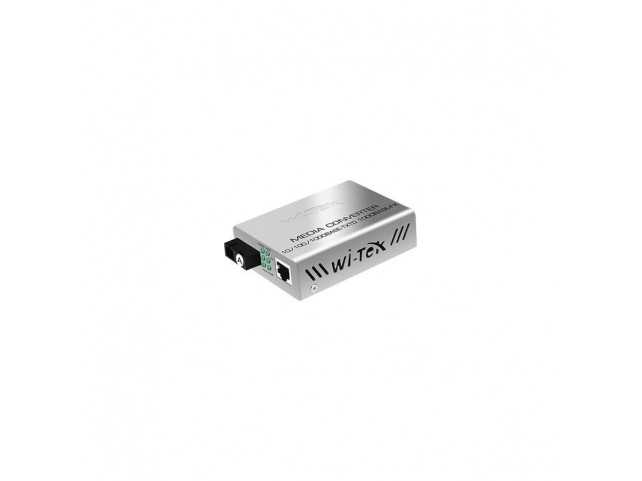 Wi-Tek WI-MC101G 25KM 1000MBPS SINGLE FIBER  OPTIC MEDIA CONVERTER