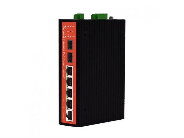 Wi-Tek WI-PMS306GF-I 4GE+2SFP MANAGED INDUSTRIAL  PoE SWITCH