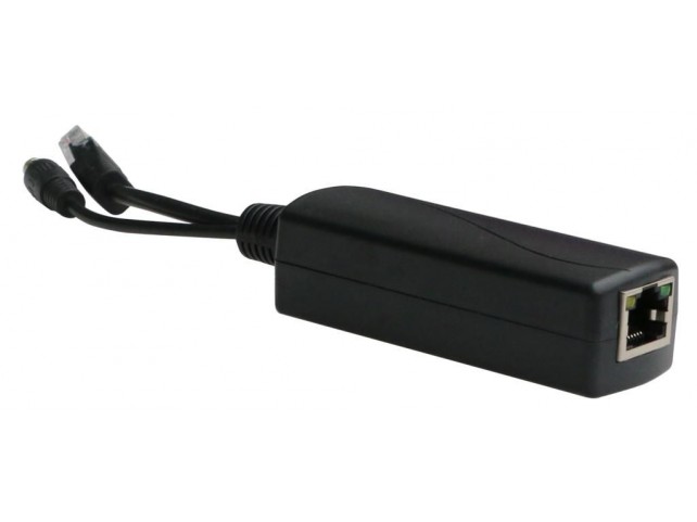 Wi-Tek SINGLE 100MBPS FAST POE SPLITTER WITH 1*RJ45 PORT