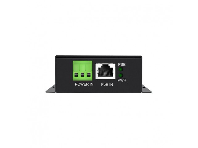 Wi-Tek WI-POE61-24V 2GE POE PORT WITH 1x48V POE  IN AND 1x24V POE OUT