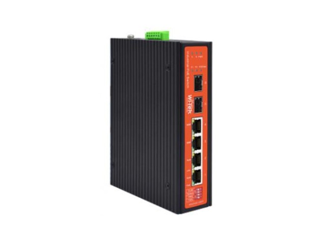 Wi-Tek WI-PS306GF-I V2 4GE+2SFP FIBER UPLINK  INDUSTRIAL POE SWITCH