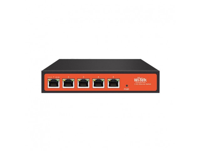 Wi-Tek WI-SG505G 2.5 GIGABIT UNMANAGED SWITCH  5 PORTS