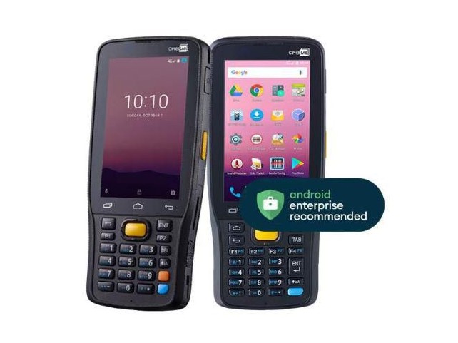 CipherLab Android 9.0, BT/WIFI/NFC, MR  2D Imager, 4" WVGA, 8M Pixels