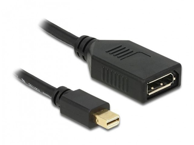 Delock 65554 Adapter mini DisplayPort 1.2  male gt/ DisplayPort female