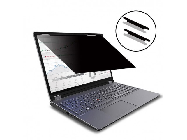 eSTUFF GLBF14302189 Flip Attach Privacy Filter  14 302 mm x 189 mm 16:10