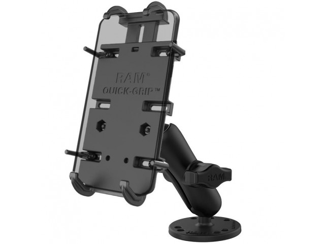 RAM Mounts UNPKD RAM QUICK-GRIP XL  UNIVERSAL HOLDER W/ ROUND