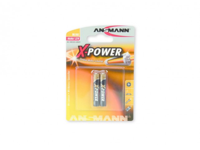 ANSMANN 1510-0005 1x2 Ansmann Alkaline AAAA  X-Power 1510-0005