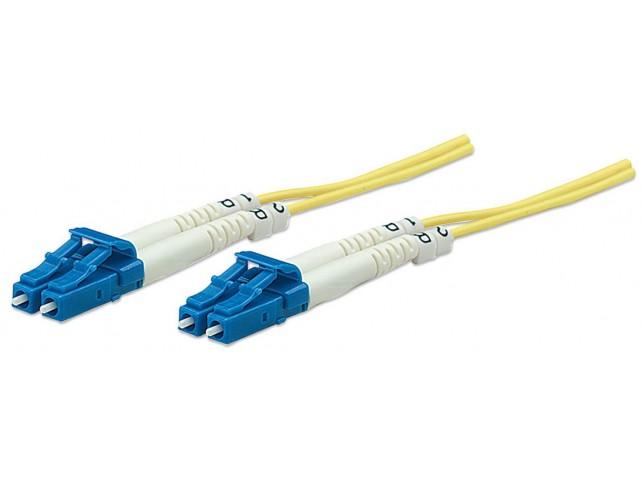 Intellinet 471893 Fiber Optic Patch Cable  Duplex Single-Mode