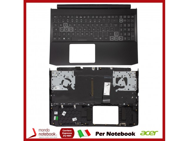Tastiera con Top Case ACER Nitro AN515-44 AN515-55 AN517-55 Ver. 1660 e 2060 Retroilluminata