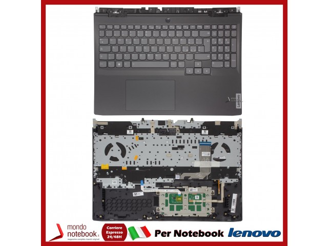 Tastiera con Top Case LENOVO IdeaPad Gaming 3 16IAH7 Layout Italiano Nera