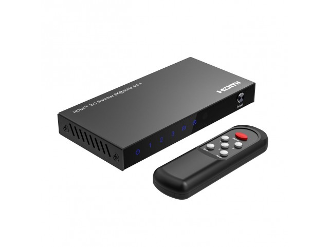 MicroConnect MC-HDMISWITCH0301-8K 8K 60Hz HDMI Switch 3x1 HDCP  2.3 w/ Remote control